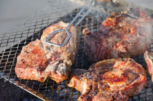 Meat BBQ ribeye steak